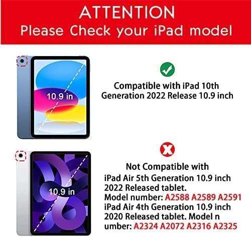 Aigozhe iPad דור 10th 2022 מארז 10.9 אינץ