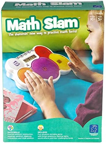 תובנות חינוכיות סלאם מתמטיקה, משחק מתמטיקה אלקטרונית, מתנה לבנים ובנות בגילאי 5+