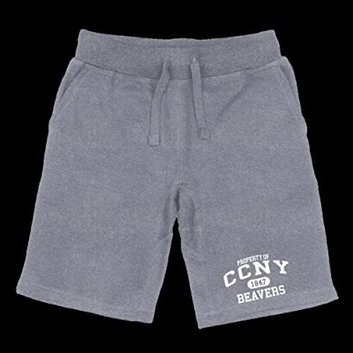 W Republic CCNY Beavers College College Gleece Shortstring מכנסיים קצרים