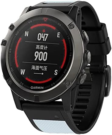 KQOO 26 22 ממ כושר מהיר שעון שעון עבור Garmin Fenix ​​6x 6 Pro 5X 5 פלוס 3 HR Enduro 935 Silicone Easyfit
