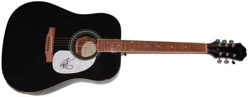 ריילי גרין חתמה על חתימה בגודל מלא גיבסון אפיפון גיטרה אקוסטית עם ג 'יימס ספנס אימות ג' יי. אס. איי קואה-כוכבת