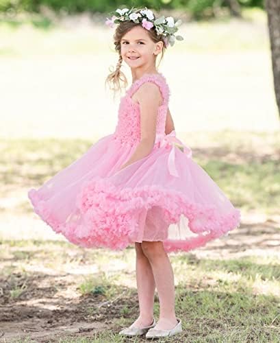 Rufflebutts® בנות פרועות נסיכה פטיסקס תלבושת פרח שמלת יום הולדת לילדה