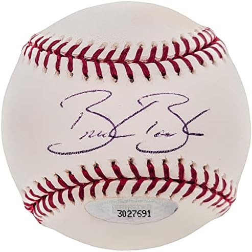 ברנדון בקקה חתימה רשמית MLB בייסבול יוסטון אסטרוס טרוס הולו 3027691 - כדורי בייסבול עם חתימה