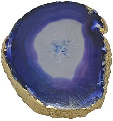 Sharvgun אלגנטי כחול כהה אבן טבעית אבן אבן שבת של 5 תוצרת אומן הודי