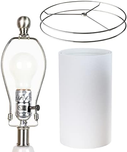 מנורות שולחן קרמיקה סט של 2, מנורת מיטה מודרנית לבנה מנורת שידת לילה 25 מנורה לעומק 3 כיווני לחדר שינה סלון