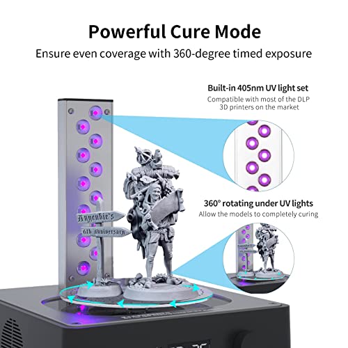 Anycubic Photon Mono 4K שרף מדפסת תלת מימד ומכונת ריפוי שטיפה כלשהית 2.0