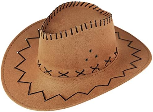 אולסה מערבית קאובוי וכובע בוקרה קמצוץ קדמי סגנון שוליים רחבים כובעי קאובוי מערביים לגברים נשים