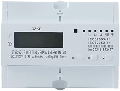 NDJQY שלב יחיד 220V 50/60Hz 65A DIN מסילה WiFi חכם מד אנרגיה צג צג KWH Meter Wattmeter