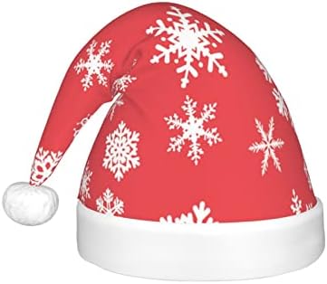כובע חג המולד, כובע קישוט אורות לד, כובע סנטה, כובע חג המולד זוהר קטיפה למבוגרים, לשני המינים נוח ורך מגע טוב,