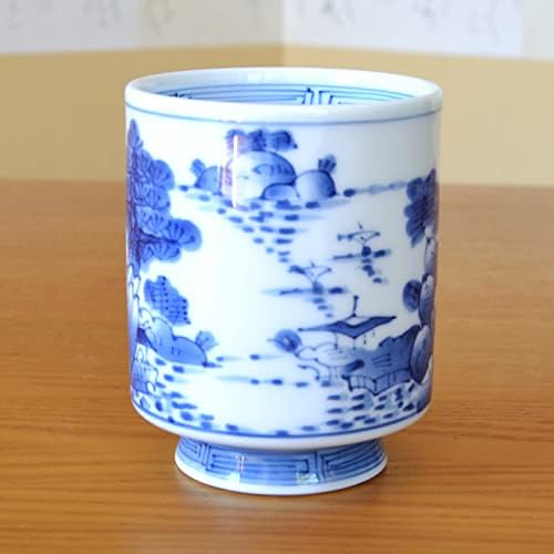יַפָּנִית יונומי כוס תה אריטה אימארי כלי תוצרת יפן סנסוי נוף גדול