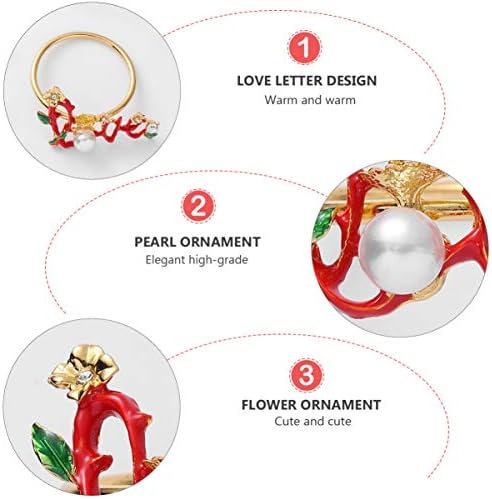 עיצוב חתונה אהבת חג המולד מפיות אבזם טבעות: XAMS טבעות רקמות נופש ריינסטון מחזיק מפית מוזה