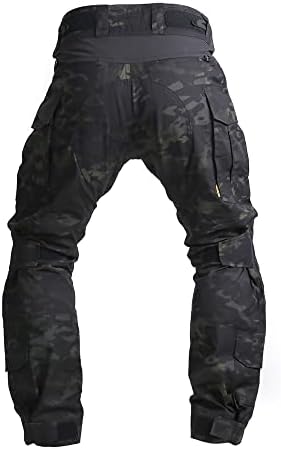 מכנסיים טקטיים של Emersongear G3, מכנסי מטען של Ripstop לגברים אימונים של צבא CAMO טיולים לטיולים ציד קמפינג