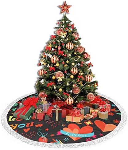 יום האהבה פרחוני מים חצאית עץ חג המולד אדום עץ חג המולד קישוט לשנה החדשה עיצוב מסיבת חג חגיגי 36
