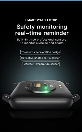 Ecens GTS2 Watch Smart, 1.69 גשש כושר של שעון חכם לטלפונים אנדרואיד ו- iOS עם מעקב אחר שינה דופק, מצבי ספורט,