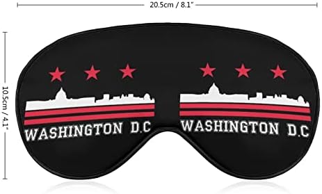 מסכת שינה של וושינגטון D C שינה מסכת עיניים ניידת מכוסה עם רצועה מתכווננת לגברים נשים