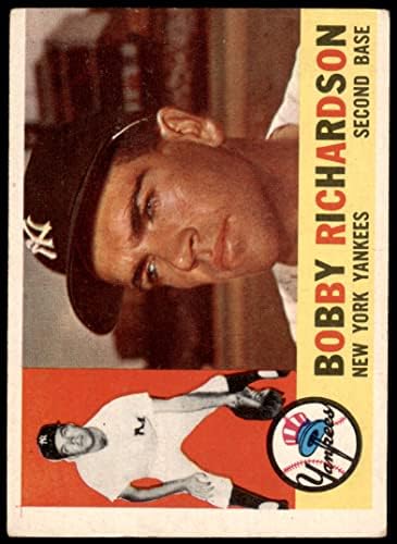 1960 Topps 405 בובי ריצ'רדסון ניו יורק ינקי vg Yankees
