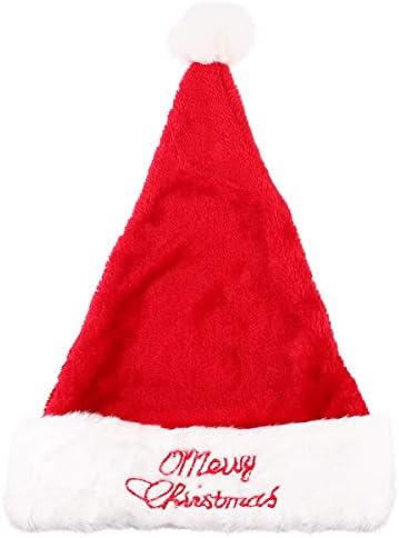 חג המולד שמח קטיפה כובעי אדום סנטה כובעי חדש שנה מסיבת קישוט מסיבת אספקת