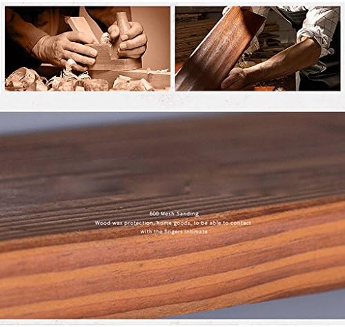 Zhen Guo תעשייתי מדף קיר צינור ברזל יצוק, סוגר מתכת שחור וצלחת עץ אורן מוצקה, עיצוב קיר/מתלים ביתיים/אחסון