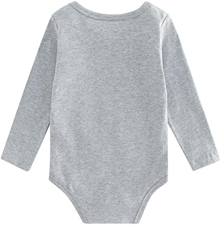 Raisevern Baby Boys בנות Onesy תינוקת רומפר גוף סרבל תלבושת יילודים למשך 0-12 חודשים