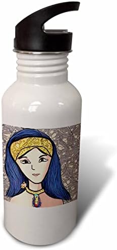 אלת היופי 3 דרוז. אישה יהודית קלאסית. AI Colorpal AI ART - בקבוקי מים