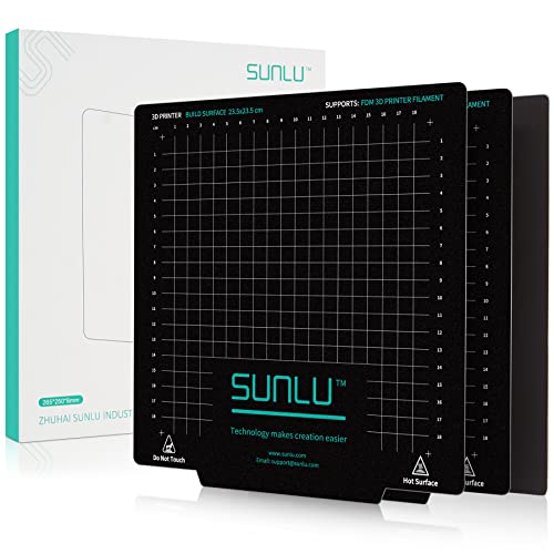 מדפסת תלת מימד של Sunlu תלת מימד גמישות פלטפורמות מגנטיות נשלפות ， 235*235 ממ, מדפסת תלת מימד