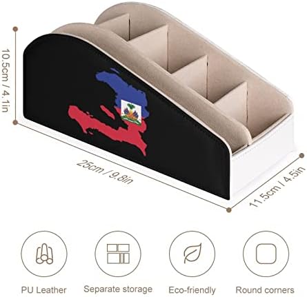 האיטי דגל מפת טלוויזיה שלט רחוק מחזיקי ארגונית תיבת עט עיפרון שולחן אחסון נושא כלים עם 6 תא