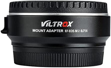 Viltrox EF-EOS M2 Booster מהירות 0.71x Auto Focus עדשה מתאם Mont מתאם לקאנון EF Mount עדשה