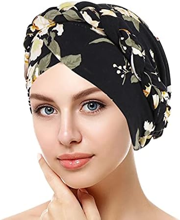 כובע נשים עוטפות ראש טורבן שיער צעיף שיער מכסה מכסה סרטן מוסלמי מכסה כובעי בייסבול כובעי רשת וכובעים