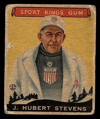 1933 Goudey Sport Kings 47 J. Hubert Stevens מסכן
