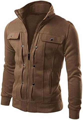 WENKOMG1 שרוול ארוך ללבוש חיצוני קפיץ ז'קט קל משקל קל מעיל בצבע אחיד מעיל אופנה נסיעות חיצוניות חיצוניות