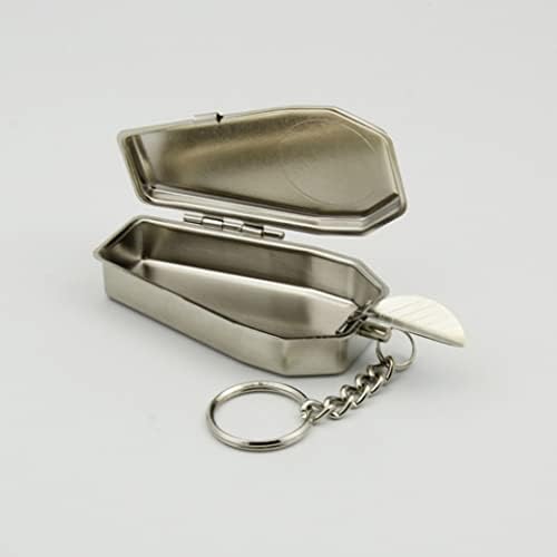 מחזיק מפתחות בצורת ארון מאפרה נייד מאפרה חיצוני עם מכסה מחזיק מפתחות מתנות יצירתיות 1 pc