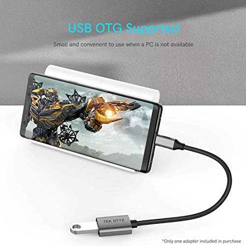 מתאם Tek Styz USB-C USB 3.0 תואם לממיר הנשי של OnePlus RT OTG Type-C/PD USB 3.0.