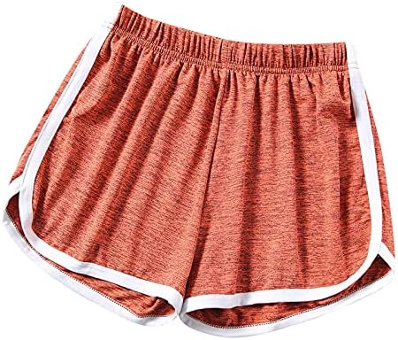 מכנסי קיץ קצרים לנשים טרקלין נוח מזדמן בצבע טהור מכנסי חוף קצרים רופפים בכושר מותניים גבוהים