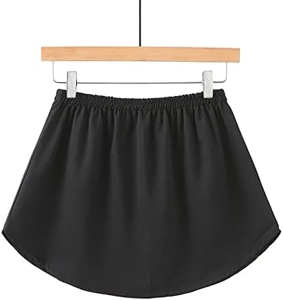 2 חבילות מרחיבות חולצה לנשים בתוספת גודל שכבות מתכווננות מזויפות מזויפות חולצה תחתון חצאיות חצאית