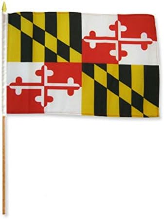 דגל מקל RFCO Maryland 12 x18