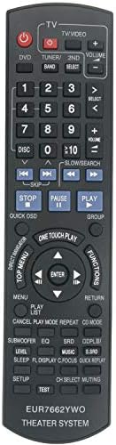 EUR7662YW0 החלף את השלט הרחוק מתאים למערכת הקול הקולית הביתית של DVD Panasonic SC-PT750 SC-PT753 SC-PT950