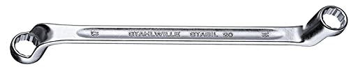 Stahlwille 41041415 ברגים טבעת כפולים עם ראשי קיזוז, סגסוגת כרום פלדה וכרום מצופה, יש פרופיל