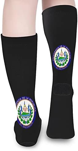 חותם של נשיא אל סלבדור מודפס צבע תואם גרביים אתלטי ברך גרביים גבוהים לגברים נשים