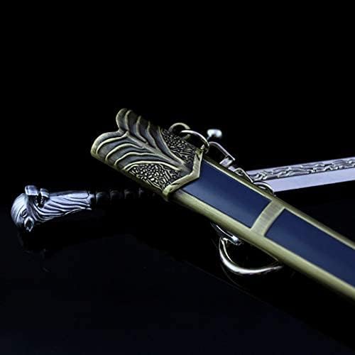 ג'ון שלג לונגלאוו חרב משחקי הכס 1/6 21 סמ /8.27 חרב קולקטיבית דגם כלי נשק מתכת פעולת דמות איסוף צעצועים אוסף מפתח