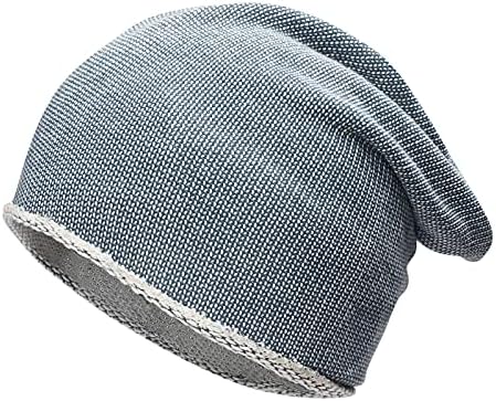 כובע כיפה סרוג מזדמן לנשים שמנמן גולגולת חמה כובע אקרילי סרוג סתי