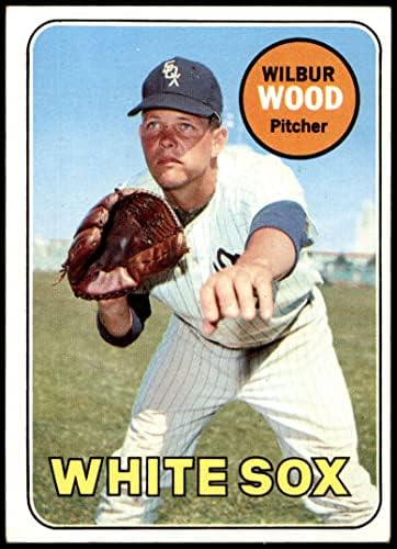 1969 Topps 123 Wilbur Wood Chicago White Sox Ex White Sox