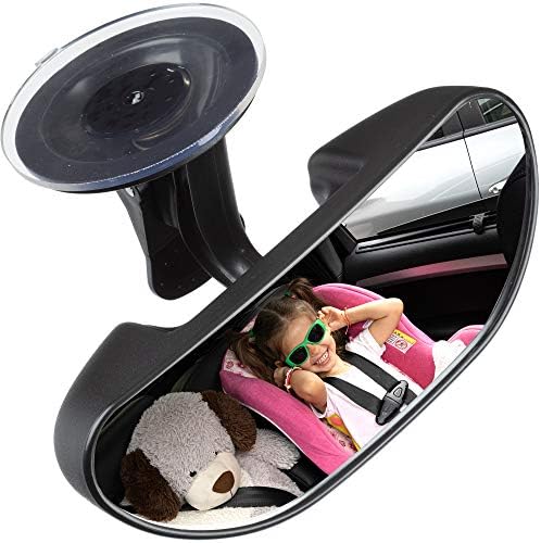 מראה מושב אחורי של מכונית לתינוק, מבט אחורי מול מושב אחורי מראה בטיחות ילדים אחורי אחורי מתכווננת