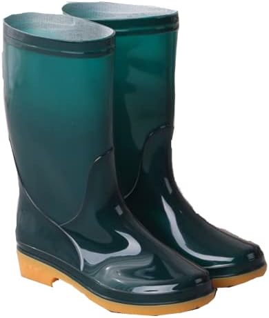 Sinzelimin גשם לנשים מגפי גשם פלטפורמות גשם ללא החלקה נעלי גינה אטומות למים נעלי מדרסים מדרסים חיצוניים נעלי