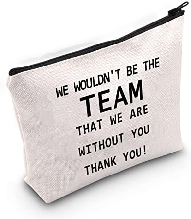 מתנות עמיתים לעבודה של Levlo לא היינו הצוות שאנחנו בלעדיך תודה תיקי איפור על עובדים טובים