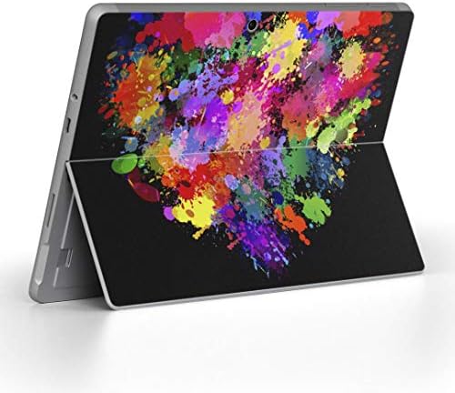 כיסוי מדבקות Igsticker עבור Microsoft Surface Go/Go 2 אולטרה דק מגן מדבקת גוף עורות 004561 צבע צבעוני לב