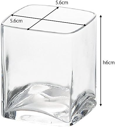 ヤマキイカイ זכוכית: Luigibormioli Lu-52 11623/01 קובו, 4.9 fl oz, 2.2 x 2.2 x 2.4 אינץ ', חבילה של 6