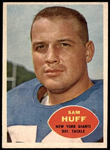 1960 Topps 80 SAM HUFF ניו יורק GIANTENT
