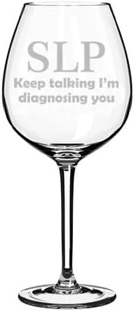 פתולוג שפת דיבור גביע זכוכית יין