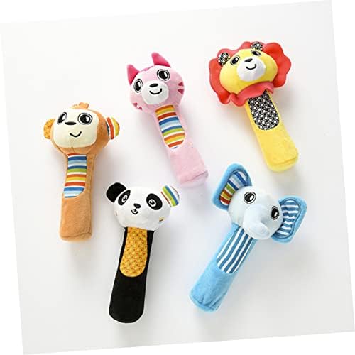 תינוק רעשן חינוכיים מתנה מצחיק בפלאש בובות קריקטורה פעמוני רעשנים תינוקות-קול יד בעלי החיים צעצועי תינוקות צעצוע