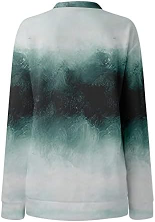 2022 סוודגרס של נשים עגול צוואר עגול שרוול ארוך חולצה מודפסת דיגיטלית נשים סוודרים רכים קטנים